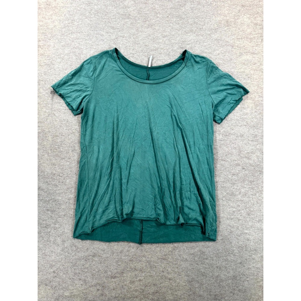 Buckle BKE Core T Shirt Womens Large Teal Green Short Sleeve Pullover BCR489